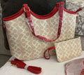 Tote Bag with Zippered Pouch