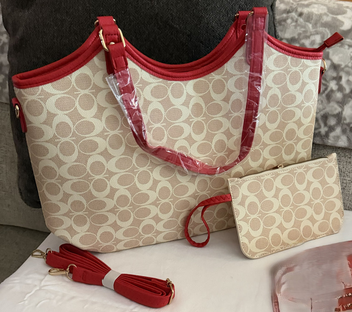 Tote Bag with Zippered Pouch